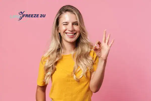 Picture of happy woman after HIFU vaginal tightening Braintree