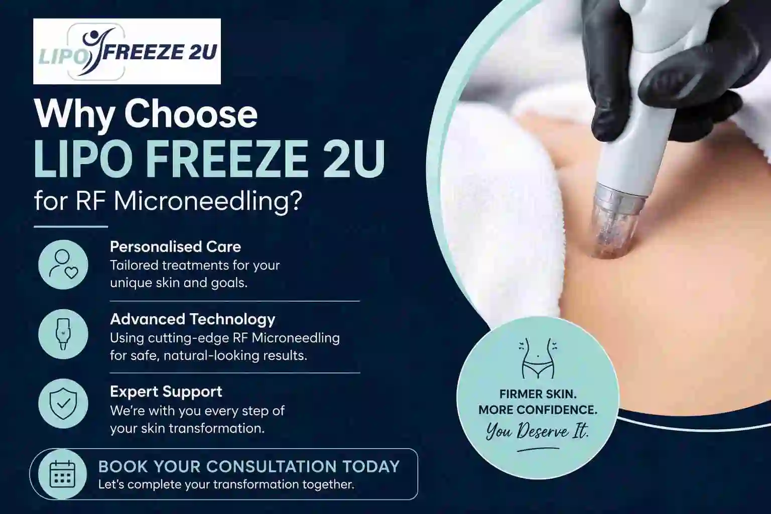 Why Choose LIPO FREEZE 2U for RF Microneedling Braintree?
